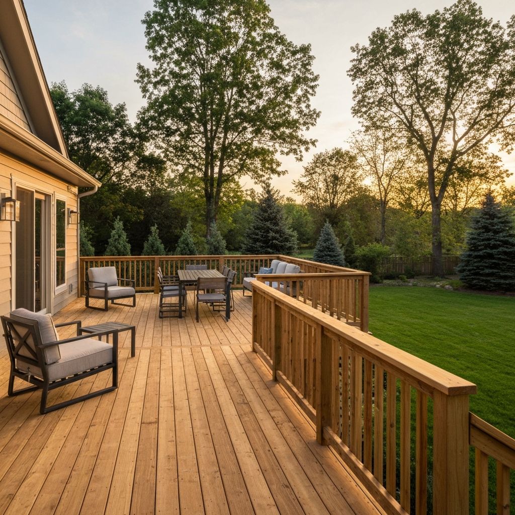 Deck construction by CR General Contracting