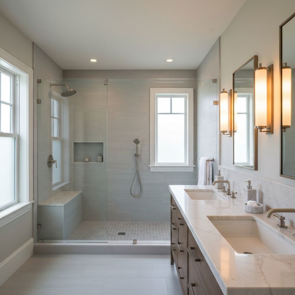 Bathroom remodel by CR General Contracting